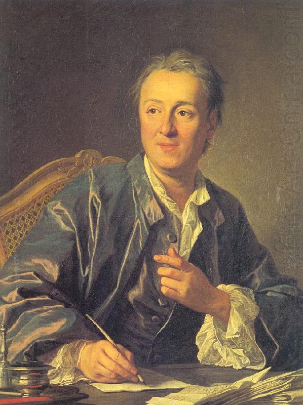 Portrait of Denis Diderot, Loo, Louis-Michel van